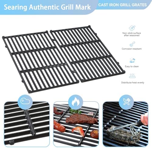17.5" Grill Grates for Weber Spirit 300 E310 & GS4 Grill Replacement Parts - Image 4