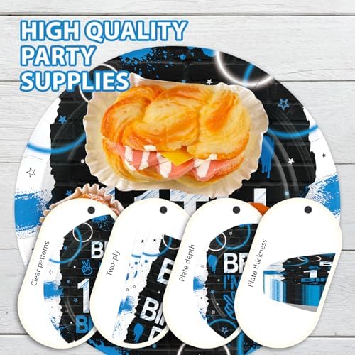 96 Pcs Bruh 11th Birthday Party Supplies for Boys, Serves 24 - Image 6