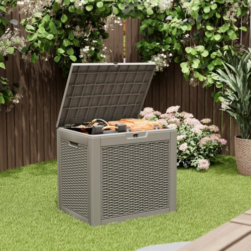 KAMABOKO 35 Gallon Outdoor Storage Box Waterproof Deck Box for Patio by KAMABOKO