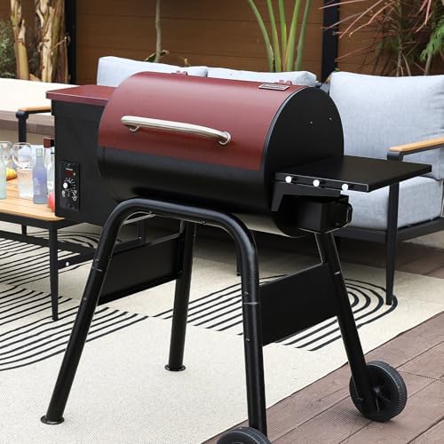 Jocoevol Wood Pellet Smoker Grill Electric Bbq Grills for Backyard Outdoor - Image 7