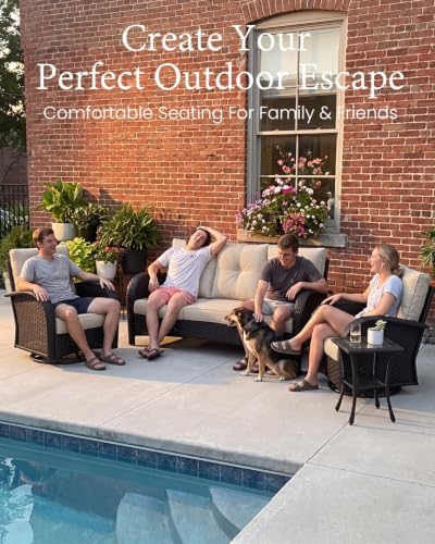 LayinSun 6 Pieces Outdoor Patio Furniture Set - Image 2