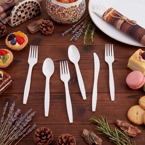200 Pcs Wood Grain Wedding Supplies for 50 Guests Rustic Party - Image 6