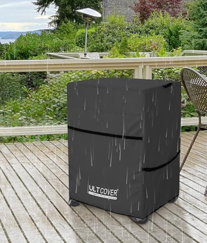 ULTCOVER Waterproof BBQ Grill Cover, 32 inch, Black - Image 7