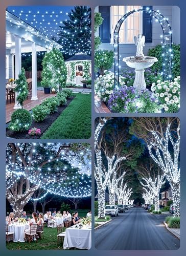 Brightown 2 Pack Solar String Lights Outdoor Waterproof, 80 FT 200 LED - Image 6