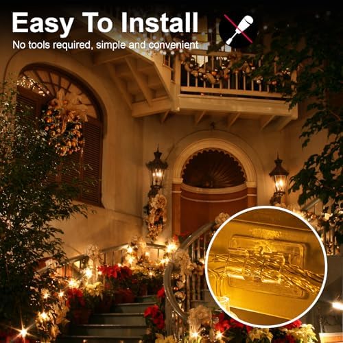 30 PCS Hooks for Outdoor String Lights, Heavy Duty Christmas Light Clips - Image 6
