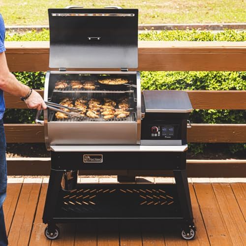 recteq Patio Legend 600 Pellet Smoker Grill with WiFi & App Connectivity, Outdoor Smokers Grills, Wood Pellet Grill, Temp Range 180° to 700+° - Image 3