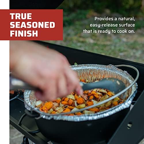 Camp Chef 14 in. Cast Iron Dutch Oven with Lid Lifter - Image 3