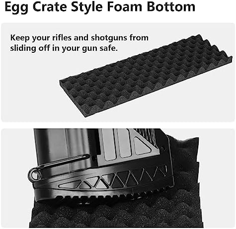 Adoreal 2 Pack Gun Rack for Gun Storage, Gun Safe Accessory for Rifles and Shotguns, Gun Holder in Gun Cabinet, Shotgun Rifle Rest, Foam Material with Magnetic Strip, Gifts for Hunters… - Image 4