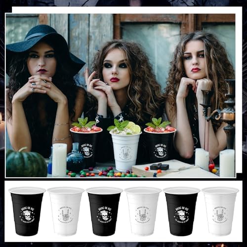 LemonRoad 50 Pcs Bride or Die Theme Bachelorette Party Plastic Cups 16oz - Image 6