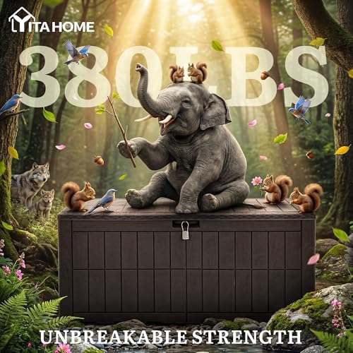 YITAHOME 110 Gallon Outdoor Deck Box - Image 6