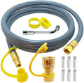 8216842R04 Natural Gas Conversion Kit Compatible with Char-Broil Commercial & Signature Series Dual Fuel Grill(2020-Newer),Propane to Natural Gas Conversion Kit with CSA Gas Hose & 3/8" Quick Connect. by Unknown