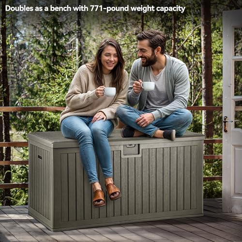 YITAHOME XXL 230 Gallon Large Deck Box - Image 2