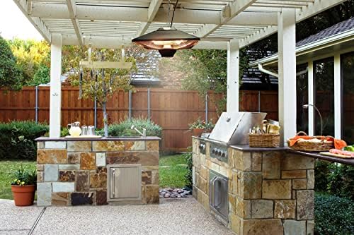 EnerG+ Hanging Infrared Electric Outdoor Heater with LED and Remote - Image 4