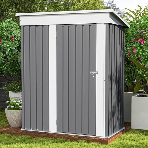 Patiowell 5x3 FT Outdoor Storage Shed, Garden Tool Shed by Patiowell