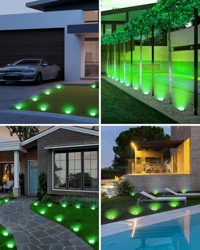 btfarm 16 Pack Solar Lights Outdoor Waterproof, 8 LED Solar Ground Lights - Image 5