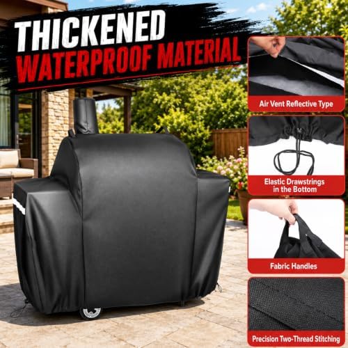 Utheer 600D Grill Cover for Royal Gourmet CC1830S/CC1830W/CC1830M/CC1830SC - Image 5