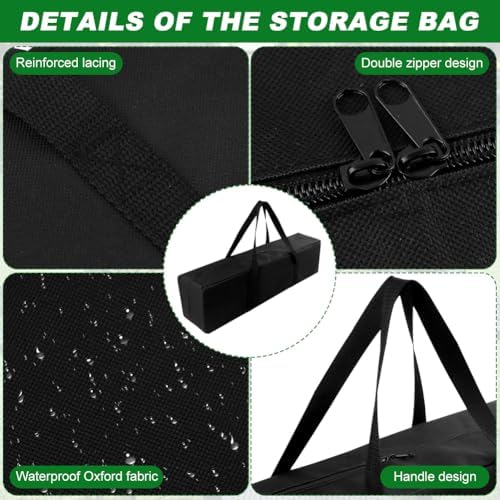 Grill Tool Storage Bag, 23.6 Inch Oxford Cloth BBQ Carry Bag - Image 3