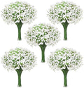 100Pcs Babys Breath Artificial Flowers-Gypsophila Babys Breath Flowers Artificial Bulk-White Real Touch Fake Flowers for Wedding Home Garden Decor by Cherica