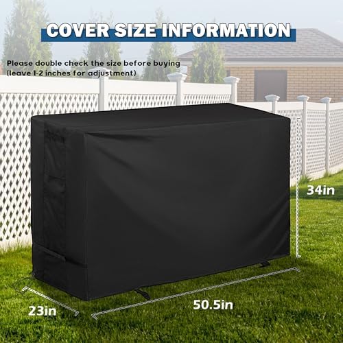 Griddle Cover for Blackstone 1819 Griddle and Charcoal Combo, Grill Cover for Blackstone 17" Propane Griddle and Charcoal Grill Combo-Protective and Waterproof - Image 7