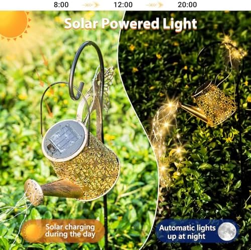 Solar Watering Can Light, Solar Outdoor Decorative,Garden Decor Lights - Image 2