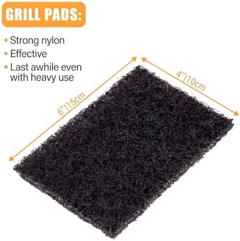 Reallnaive 50 Piece Griddle Cleaning Kit 35 Screens 15 Cleaning Pads Heavy-Duty Abrasive Mesh Pads for Flat Tops, Cast Iron, and Stainless Steel Griddle Clean Accessories Bundle - Image 4