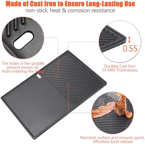 QuliMetal Reversible 7598 Griddle Replacement Parts - Image 5