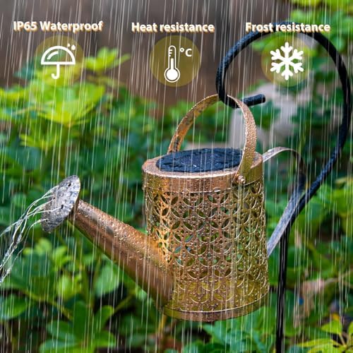SRNPMIU Solar Watering Can Light - Solar Light Yard Decorations Outdoor - Image 5