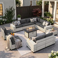 Outdoor Patio Furniture Set PE Wicker Rattan Outdoor Sectional Sofa by MuphyersPatioFurniture