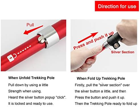 A ALAFEN 7075 Aluminum Collapsible Ultralight Trekking Pole - Image 6