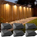 Solar Fence Lights Outdoor, 6 Pack Fence Lights Solar Powered RGB by Unknown