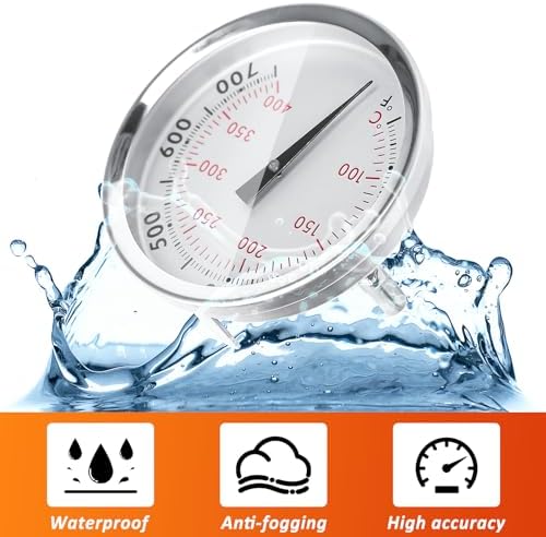 Hisencn 2-3/8 Inch Grill Thermometer for Weber Genesis and Summit - Image 5