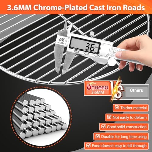 Utheer 16.7" Round Grill Grate for Dyna-Glo DGSS1382VCS-D - Image 3