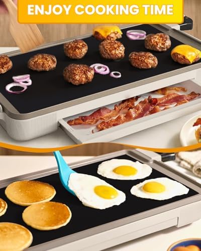 6PCs Grill Mats for Indoor Grill & Oven, 100% Non-Stick PTFE Sheets - Image 6