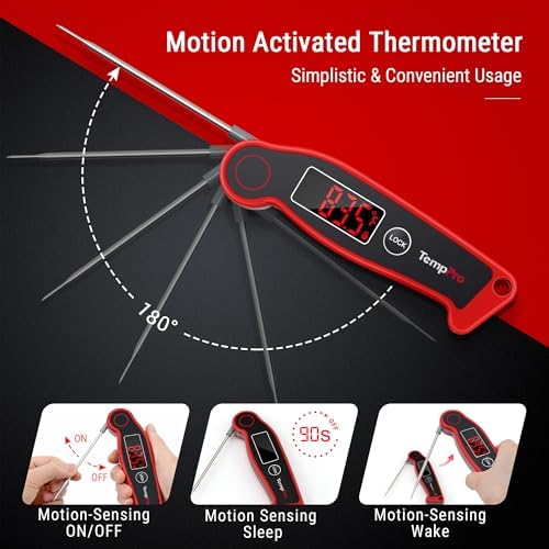 TempPro TempSwift 0.5 Sec Instant Read Digital Meat Thermometer Waterproof - Image 5