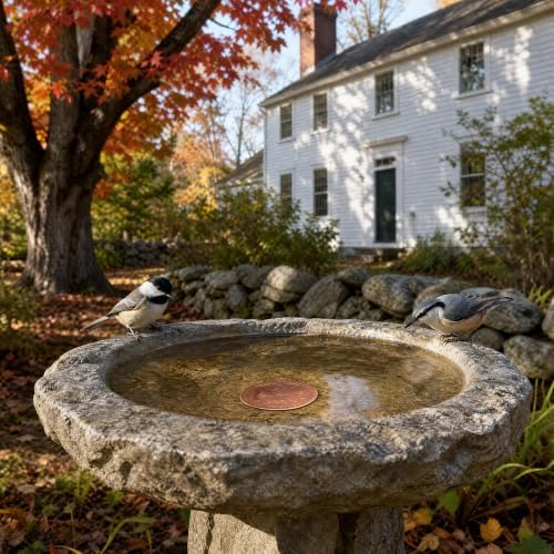 2-Pack Copper Disc for Bird Bath, 99.9% Pure Copper (Cardinal) - Image 2