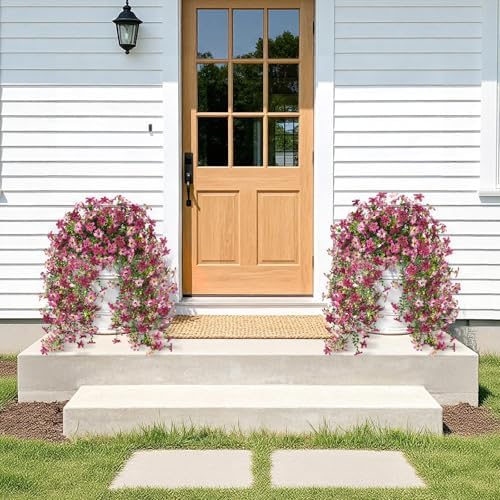 Artificial Fake Hanging Flowers Plants for Outdoor Spring Summer Decoration - Image 3