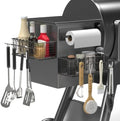 2 Pack Magnetic Storage Bins and Paper Towel Holder for Traeger Grills by Sirozi