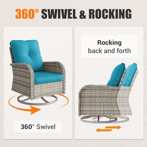 Outdoor Patio Furniture Set PE Wicker Rattan Outdoor Sectional Sofa - Image 4