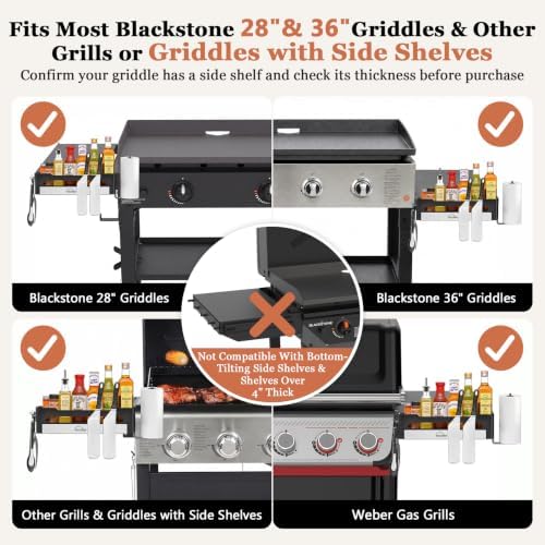 mossime Griddle Caddy Organizer Accessories for Blackstone 36"/28" Griddles - Image 5