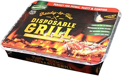 Disposable Charcoal Grill On-The-Go Ready to Use Easy to Light Kosher | Pack of 2 - Image 3