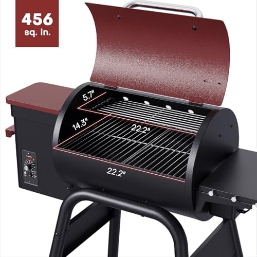 Jocoevol Wood Pellet Smoker Grill Electric Bbq Grills for Backyard Outdoor - Image 3