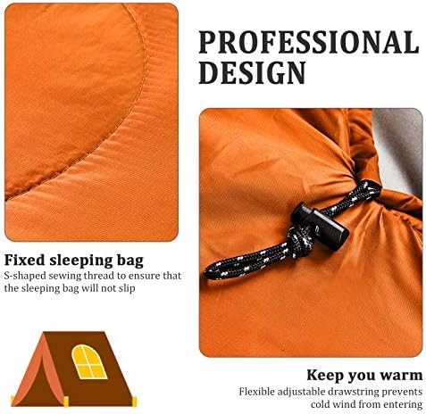 ECOOPRO Warm Weather Sleeping Bag - Portable, Waterproof, Compact Lightweight, Comfort with Compression Sack - Great for Outdoor Camping, Backpacking & Hiking-83 L x 30" W Fits Adults - Image 4