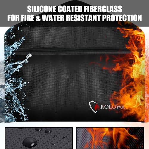 ROLOWAY Hanger Diversion Fireproof Safe, Hidden Compartment for Home & Travel, Secret Safe for Cash Hiding Under Clothes with Small Fireproof Bag - Image 4