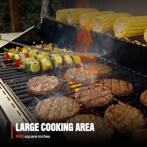 Monument Grills Denali Series, 6-Burner Convertible Natural Gas Smart bbq Grill Stainless Steel Denali 605 with BBQ Cover (Without Conversion Kit) - Image 6