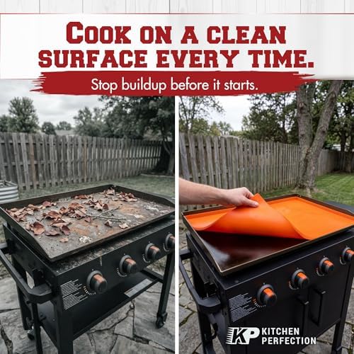 KITCHEN PERFECTION Silicone Griddle Mat Cover for Blackstone Grill 28 Inch - Image 5