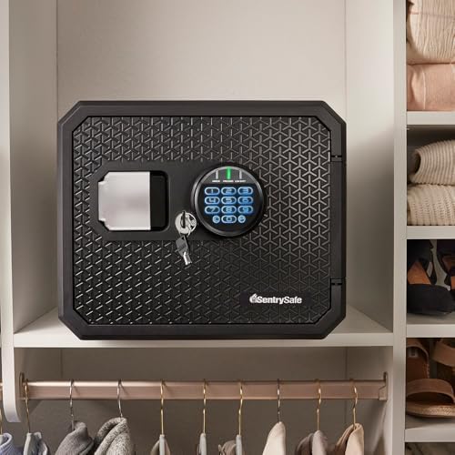SentrySafe Fireproof and Waterproof Large Safe with Backlit Digital Keypad and Override Key for Passports, Money, Jewelry, 0.81 Cubic Feet, FPW082HTC - Image 5