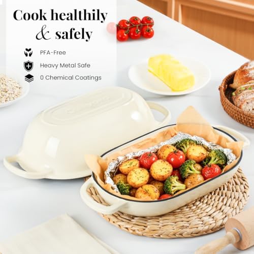 5-Quart Oval Dutch Oven for Bread Baking - Image 5