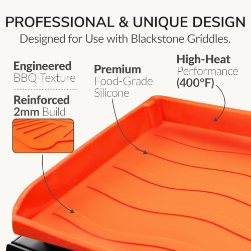 Silicone Griddle Mat for Blackstone 28 Inch, Full-Edge Protective Cover - Image 5