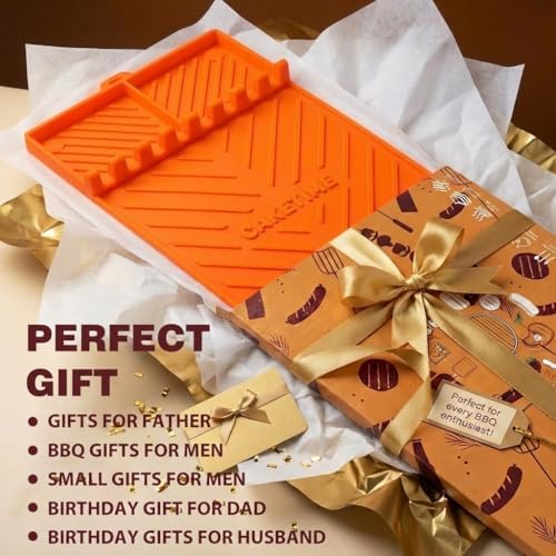 CAKETIME Silicone Grill Mats for Blackstone George Foreman Griddle Baking Cooking Kitchen Heat Resistant Camping RV Travel Essential Electric Fryer BBQ Gift Patio Park Garden Outside Summer Must Have - Image 4