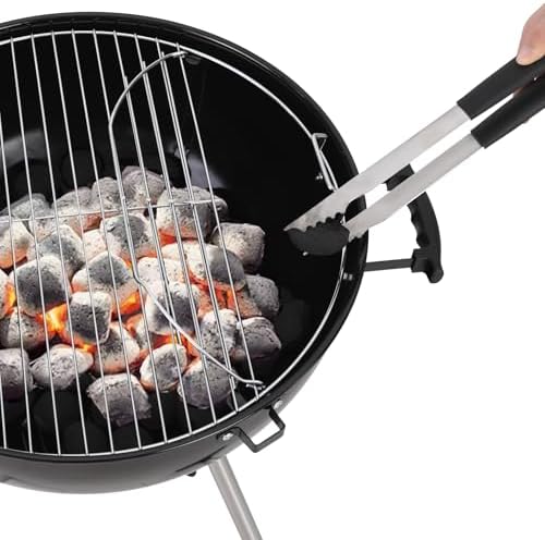 22 inch Kettle Charcoal BBQ Grill with Wheels for Outdoor Cooking - Image 3
